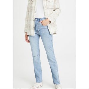 NWT Boyish High Rise Straight Leg Jean 30